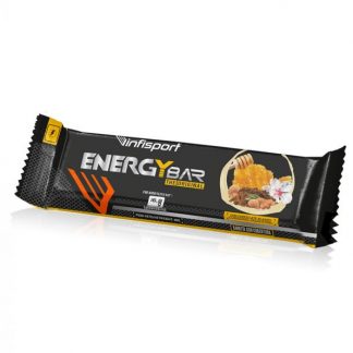 Barrita Energy Bar Infisport Chocolate Blanco y Frutos Secos - La Casa Del Trail Running