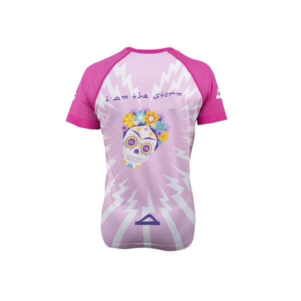 Camiseta Sport Hg Azara Storm Trail Running Mujer Calavera Frida Rosa 0 - La Casa Del Trail Running