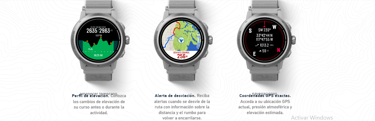 Coros Apex 2 Reloj GPS Multideporte Premium Gris 6 - La Casa Del Trail Running