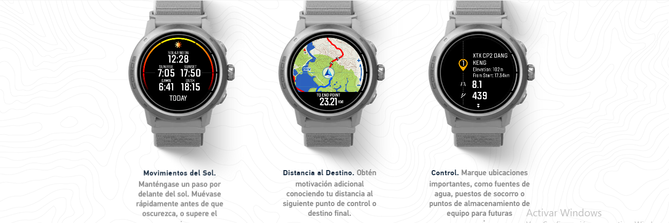 Coros Apex 2 Reloj GPS Multideporte Premium Gris 7 - La Casa Del Trail Running