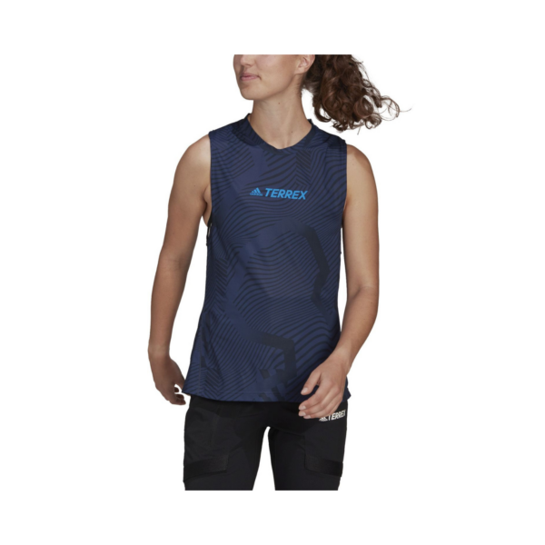Camiseta Tirantes Adidas Terrex Agravic Azul Mujer - La Casa Del Trail Running (2)