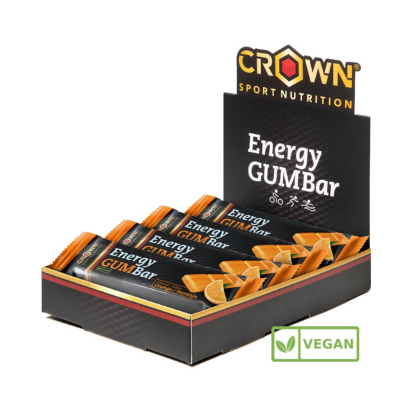 Energy Gum Bar Crown Sport Nutrition Barrita Energética De Gominola Naranja 30 gr - La Casa Del Trail Running (3)