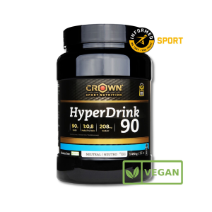 HyperDrink 90 Crown Sport Nutrition Bebida Energética Bote 1,49 kg Neutro - La Casa Del Trail Running (2)