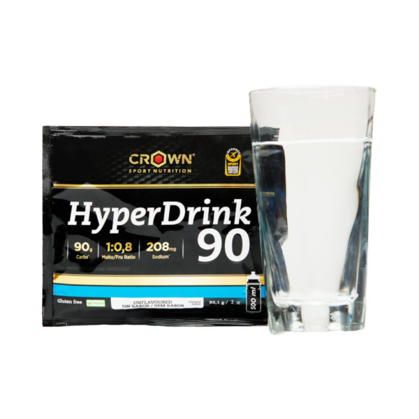 HyperDrink 90 Crown Sport Nutrition Bebida Energética Monodosis 93,1 g Neutro 1 - La Casa Del Trail Running
