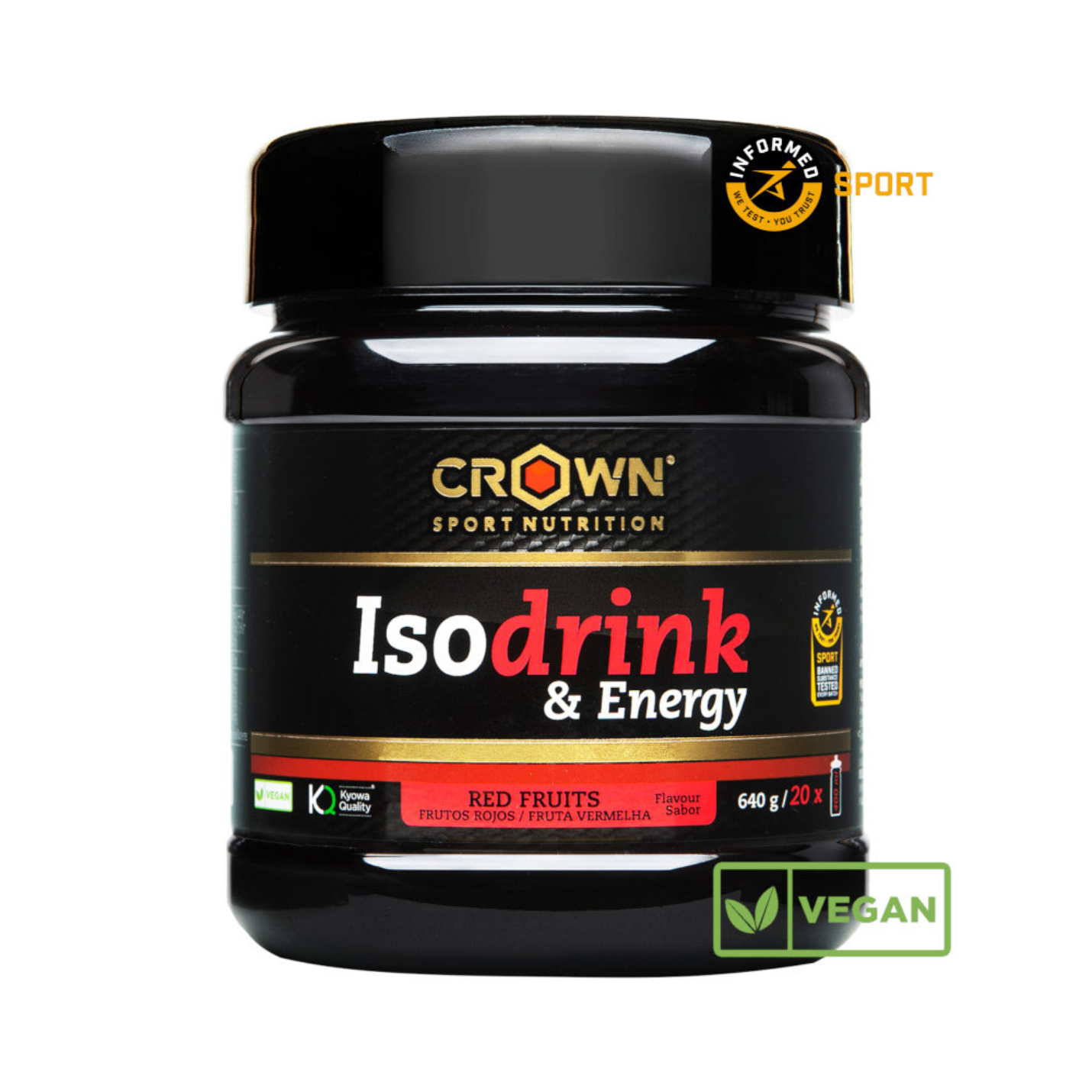 Isodrink Energy Crown Sport Nutrition Bebida Isotónica Frutos Rojos 640 gr - La Casa Del Trail Running (2)